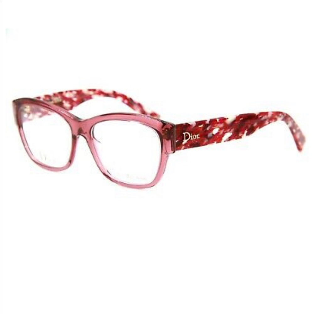 CHRISTIAN DIOR PINK TORTOISE FRAMES